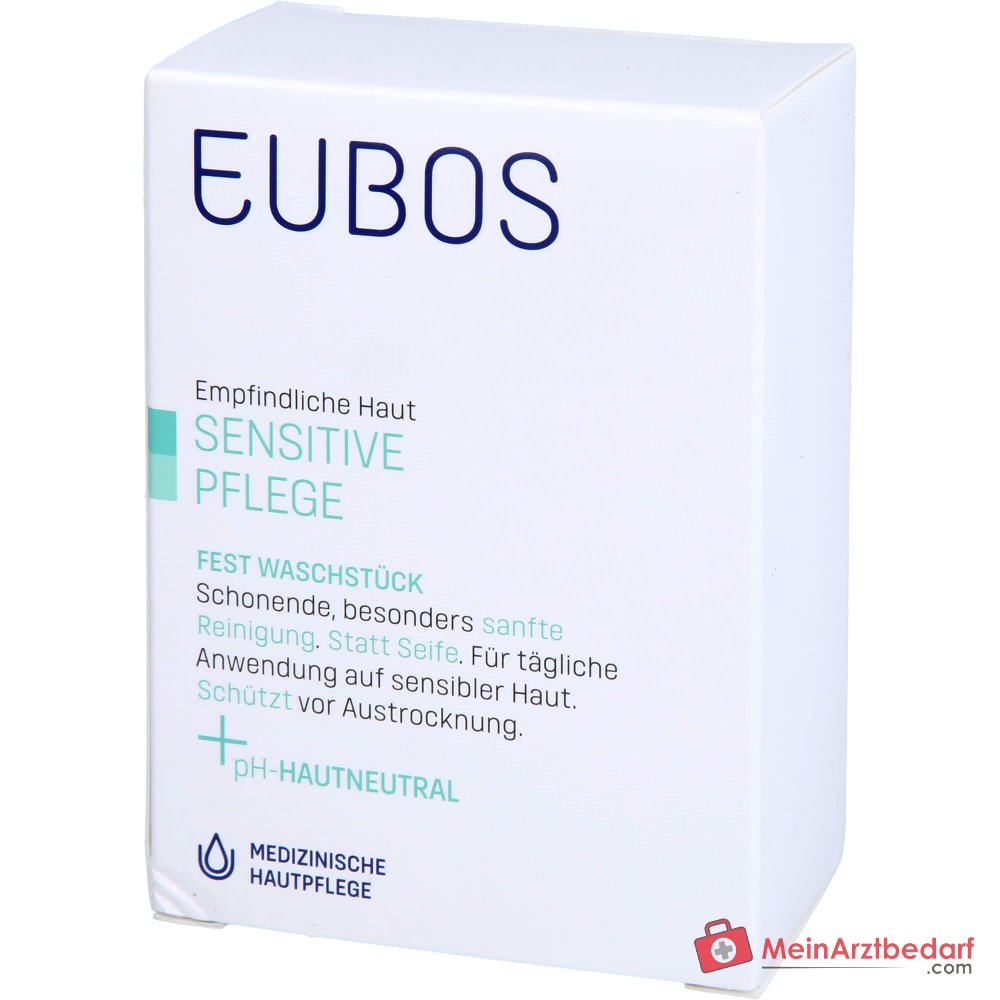 Eubos Sensitive Fest Waschstück Panthenol / Allantoin Seife, 125 g.