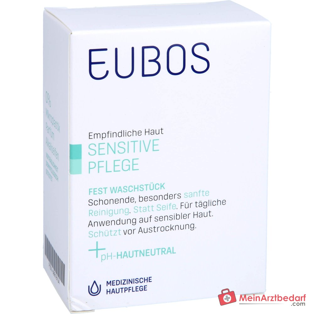 Eubos Sensitive Fest Waschstück Panthenol / Allantoin Seife, 125 g.