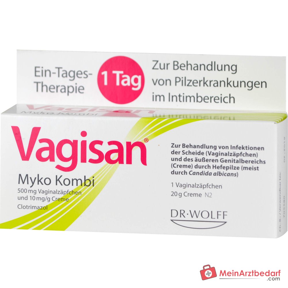 Vagisan Myko Kombi Clotrimazol Kombipackung, 1 Stück.