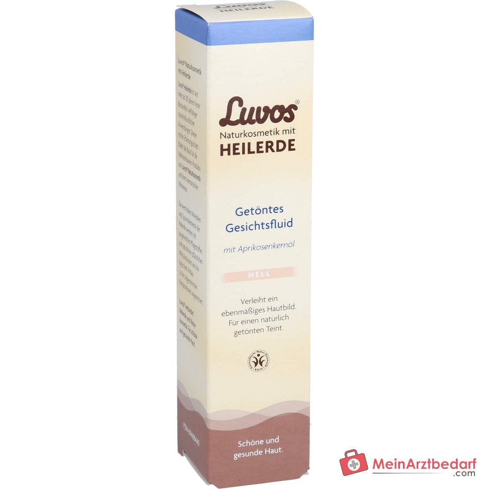 Luvos Naturkosmetik getöntes Gesichtsfluid hell, 50 ml.