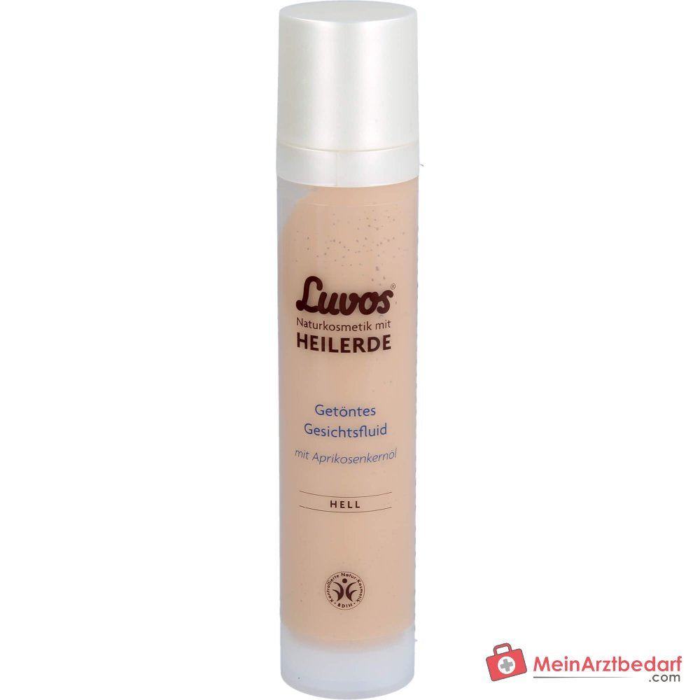 Luvos Naturkosmetik getöntes Gesichtsfluid hell, 50 ml.
