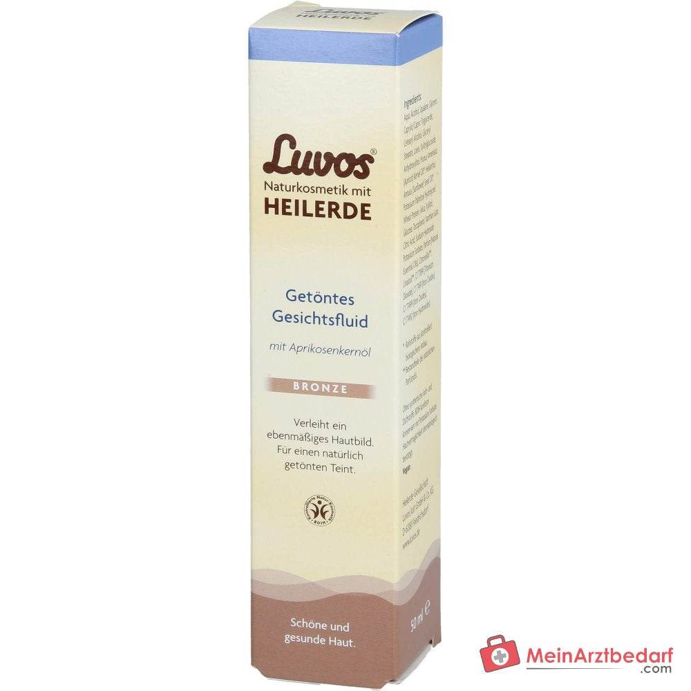Luvos Naturkosmetik getöntes Gesichtsfluid Bronze, 50 ml.