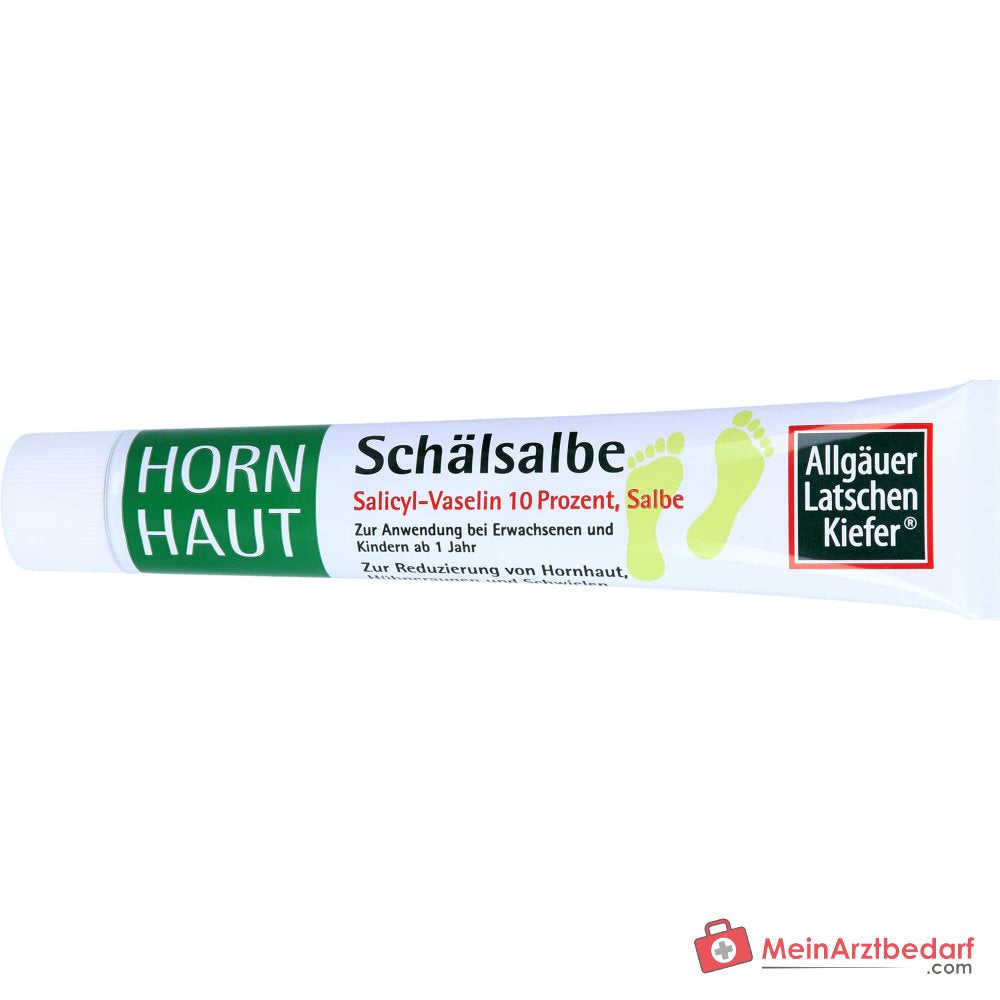 Allgäuer Latschenkiefer Hornhaut Schälsalbe Salicylsäure Salbe, 50 g.