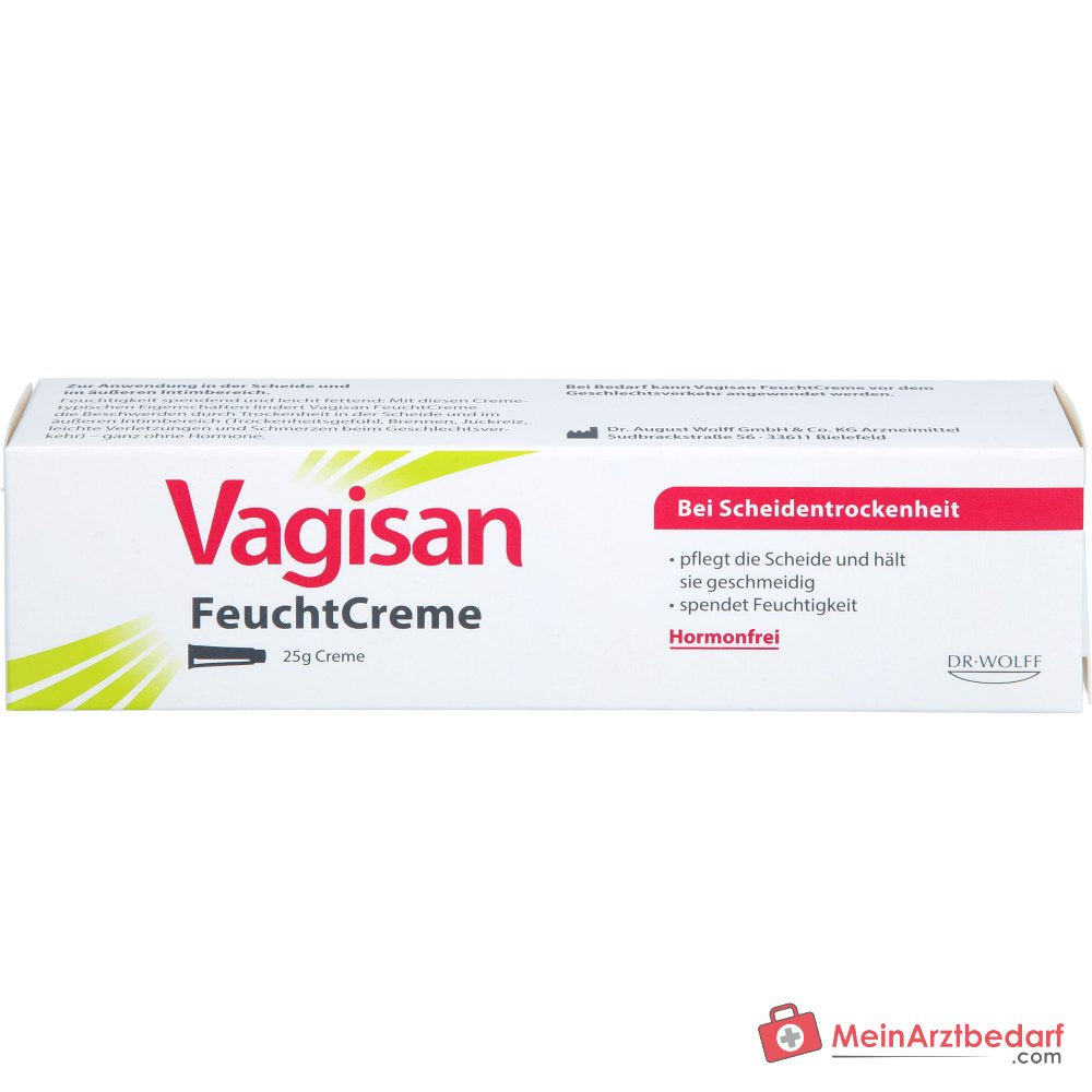 Vagisan FeuchtCreme bei Scheidentrockenheit, 25 g.