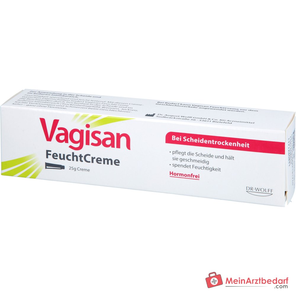 Vagisan FeuchtCreme bei Scheidentrockenheit, 25 g.