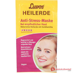 Luvos Heilerde Anti-Stress-Maske Heilerde / Goldkamille / Calendulaöl Gesichtsmaske, 2x7,5 ml.