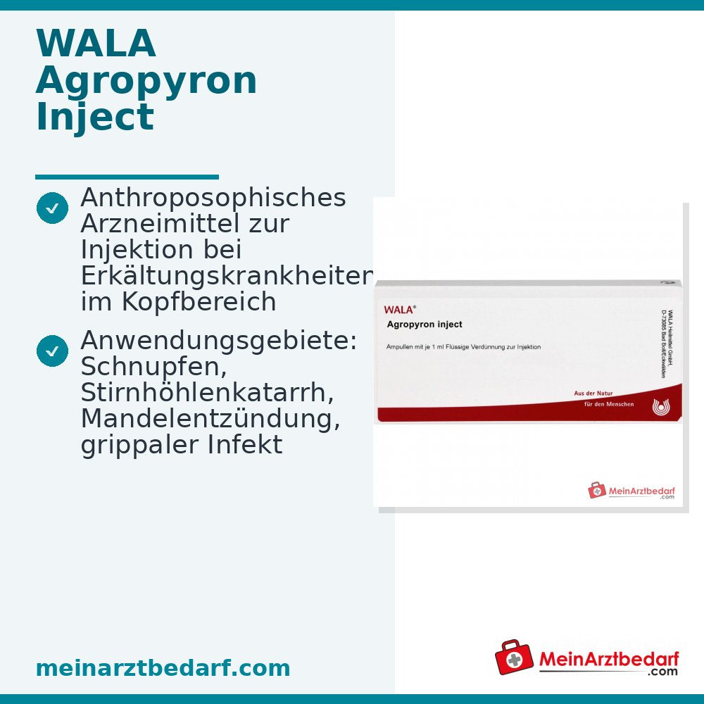 WALA Agropyron Inject Ampullen, 10 x 1 ml