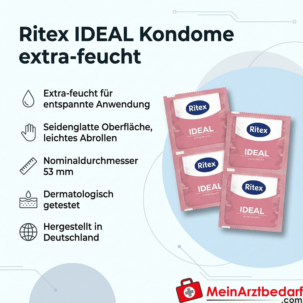 Ritex IDEAL Kondome extra-feucht 53 mm