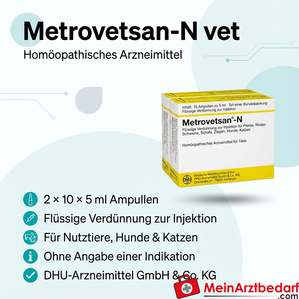 Metrovetsan n vet 2 x 10x5 ml