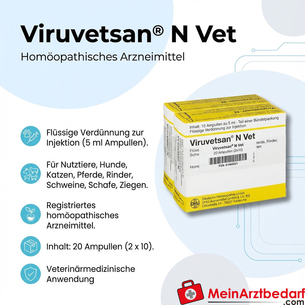 Viruvetsan-N vet 2 x 10x5 ml