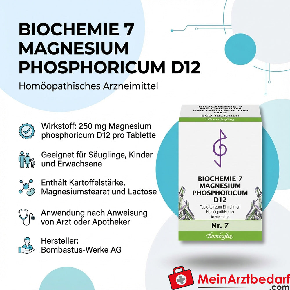 Bombastus Biochemie Magnesium phosphoricum D12 Tabletten 250 mg