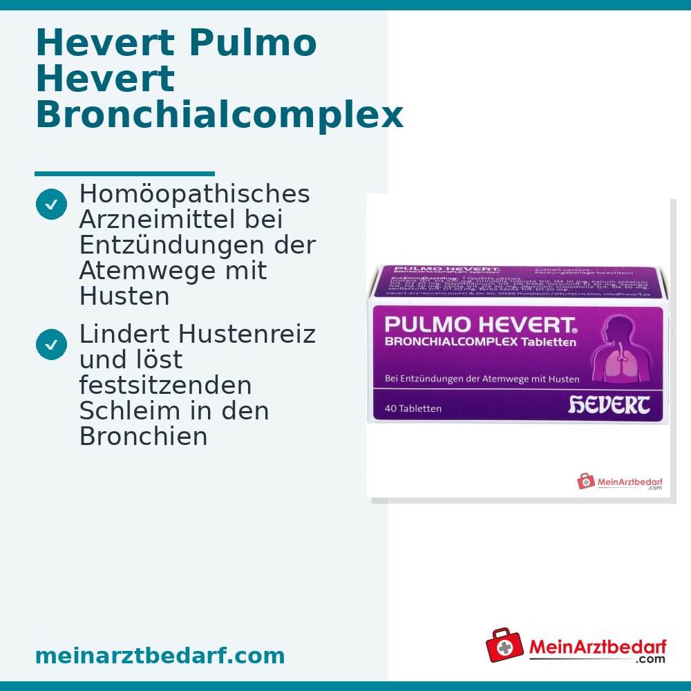 Tabletki Hevert Pulmo Bronchialcomplex, 40 szt.