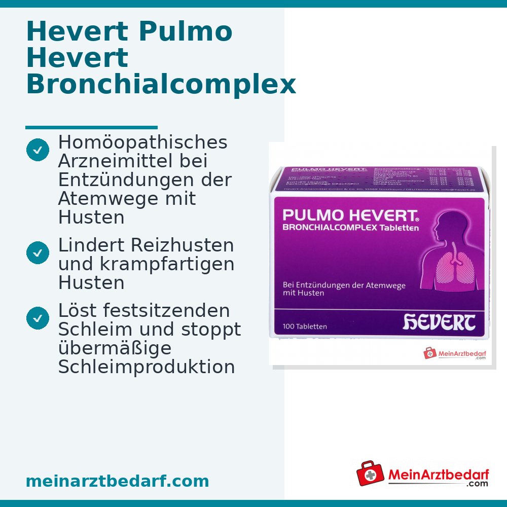 Tabletki Hevert Pulmo Bronchialcomplex, 40 szt.
