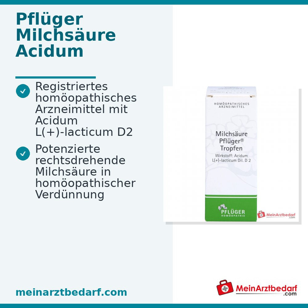 Pflüger Melkzuurdruppels Acidum sarcolacticum D2 10 ml