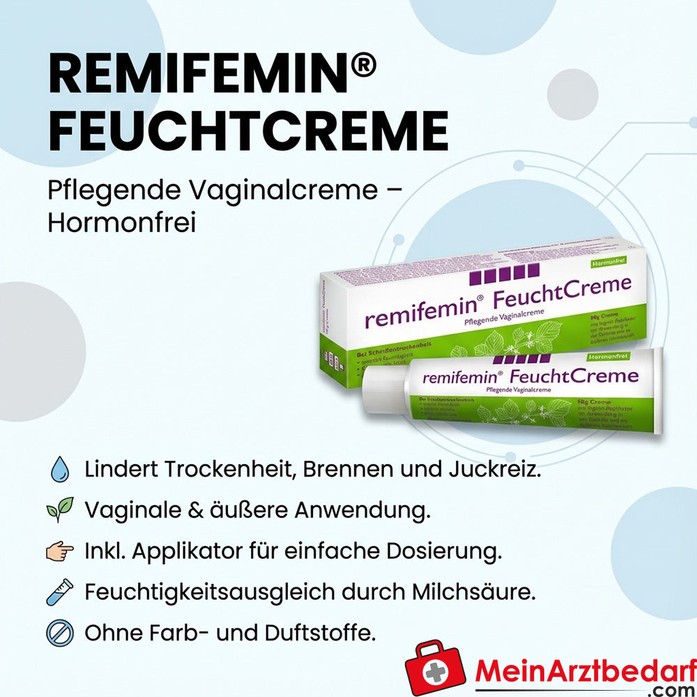 Remifemin FeuchtCreme Natrium DL-lactat Milchsäure Creme 50 Stück