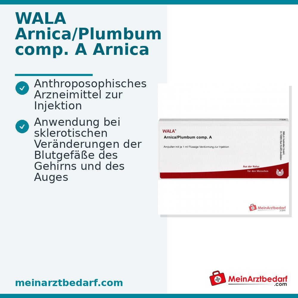 WALA Arnica/Plumbum comp. A, 10 x 1 ml ampullen