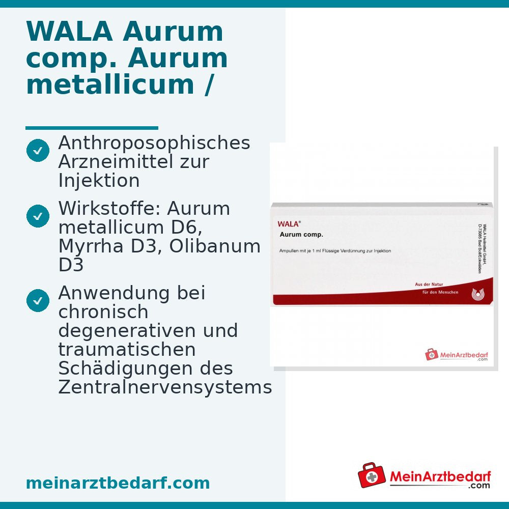 WALA Aurum comp. ampullen, 10 x 1 ml