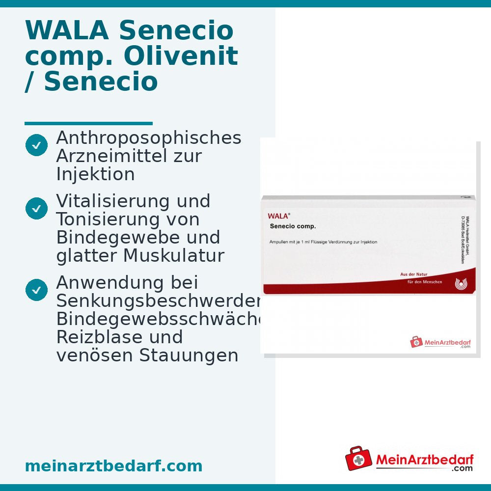 WALA Senecio comp. Ampullen, 10 St.