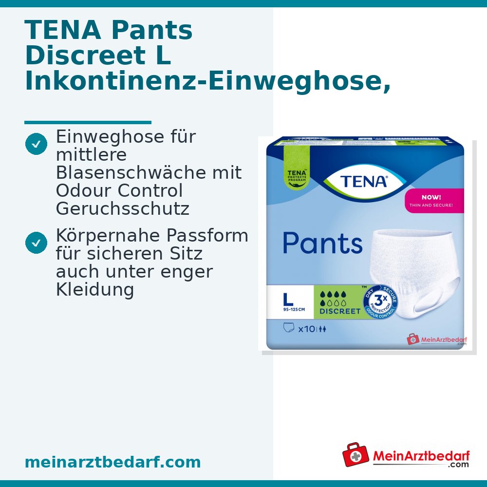 TENA Pants Discreet Culotte à usage unique Gr. L Unisexe