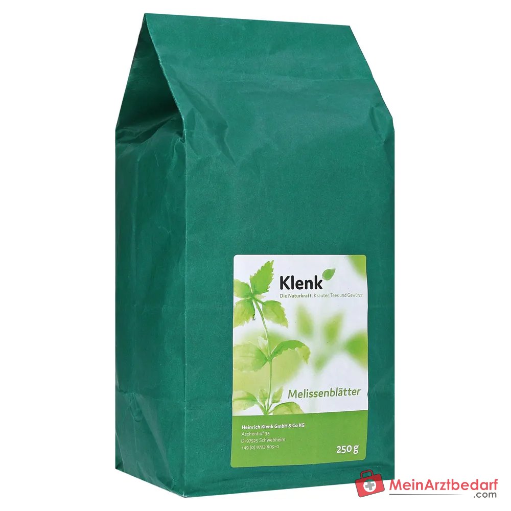 Klenk Melissenblätter Tee 1000 mg Teeaufguss