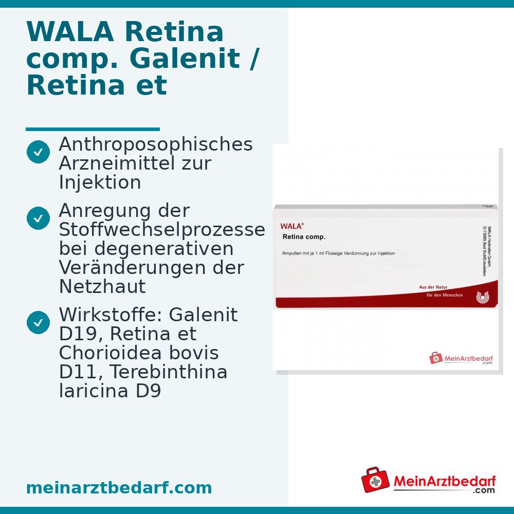 WALA Retina comp. Ampullen, 10 x 1 ml
