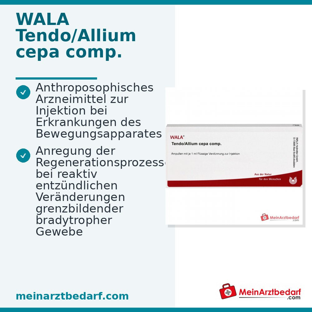 WALA Tendo/Allium cepa comp. Ampullen, 10 x 1 ml