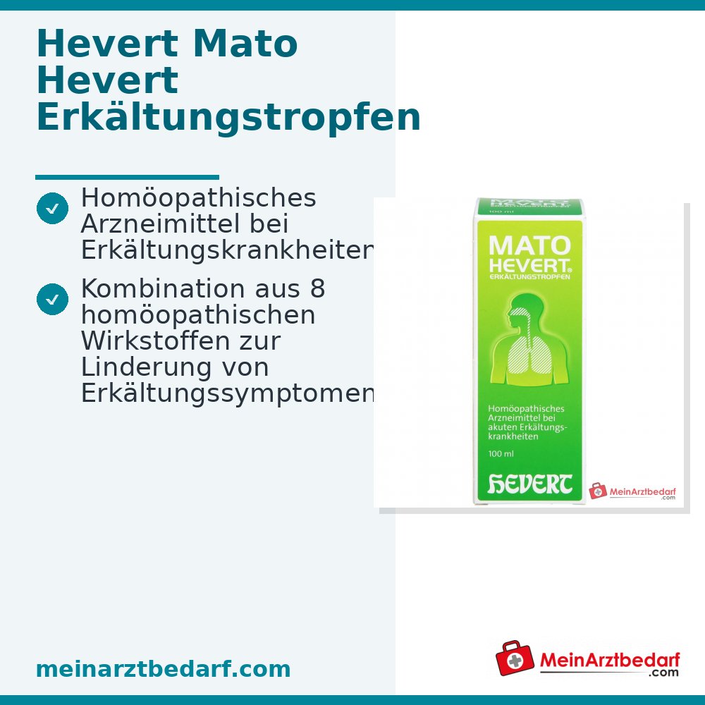 Hevert Mato Hevert Verkoelingdruppels Druppels, 100 ml