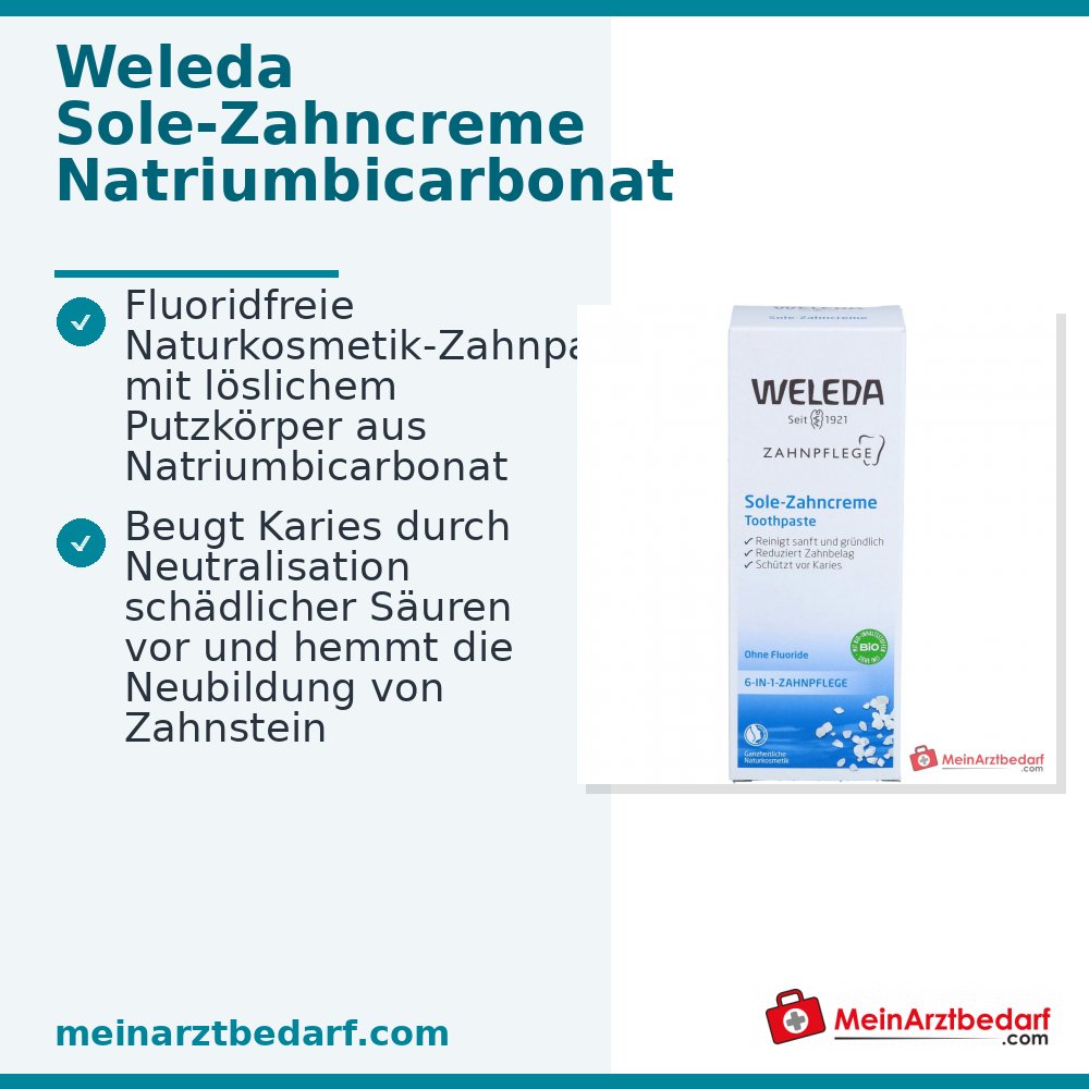Weleda Sole-Zahncreme Zahnpasta, 75 ml