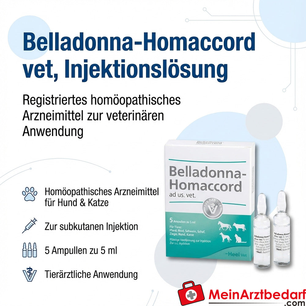 Belladonna homaccord vet, 5 st
