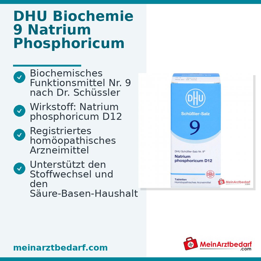 DHU Biochemie Natrium phosphoricum D12 250 mg Tabletten