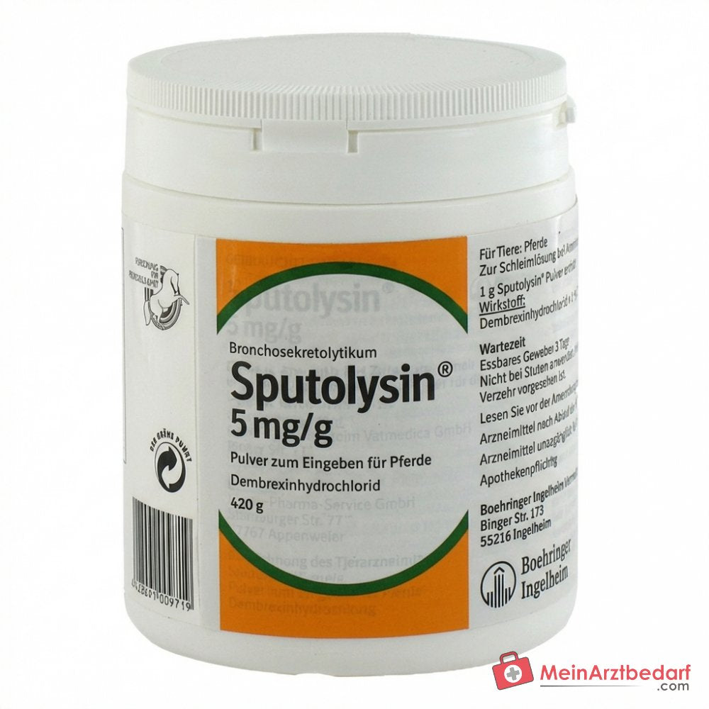 Boehringer Ingelheim Sputolysin Vet Dembrexin Polvere per Cavalli, 420 g