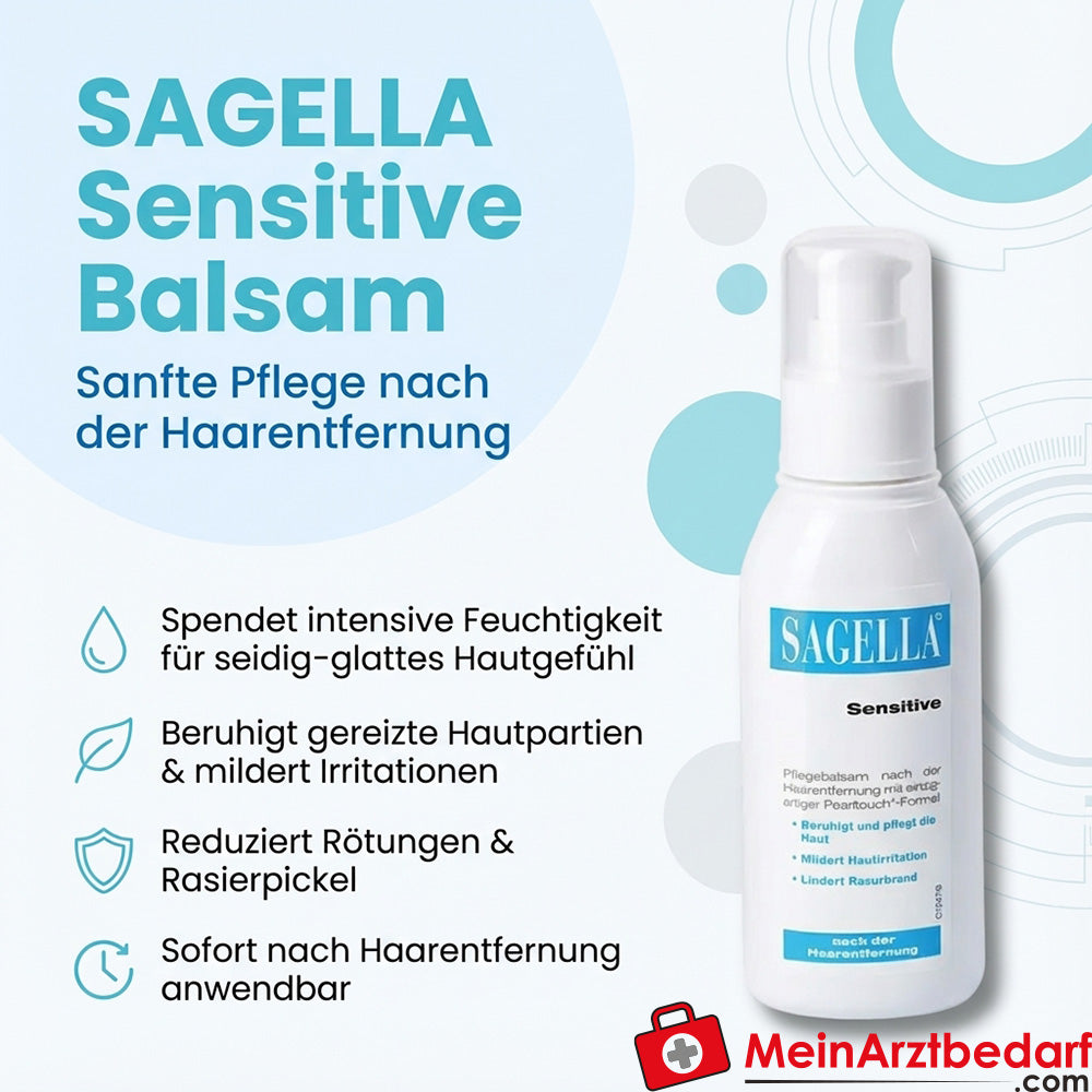 SAGELLA Sensitive Balsam für den Intimbereich mit Gymnema Sylvestre-Extrakt, 100 ml
