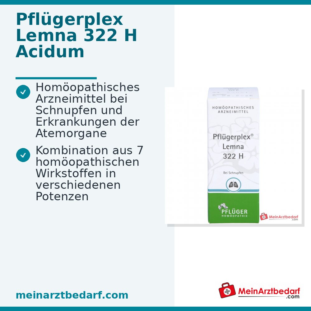 Pflügerplex Lemna 322 H Comprimés 100 St (Teucrium marum, Thuja occidentalis, Sanguinaria canadensis)