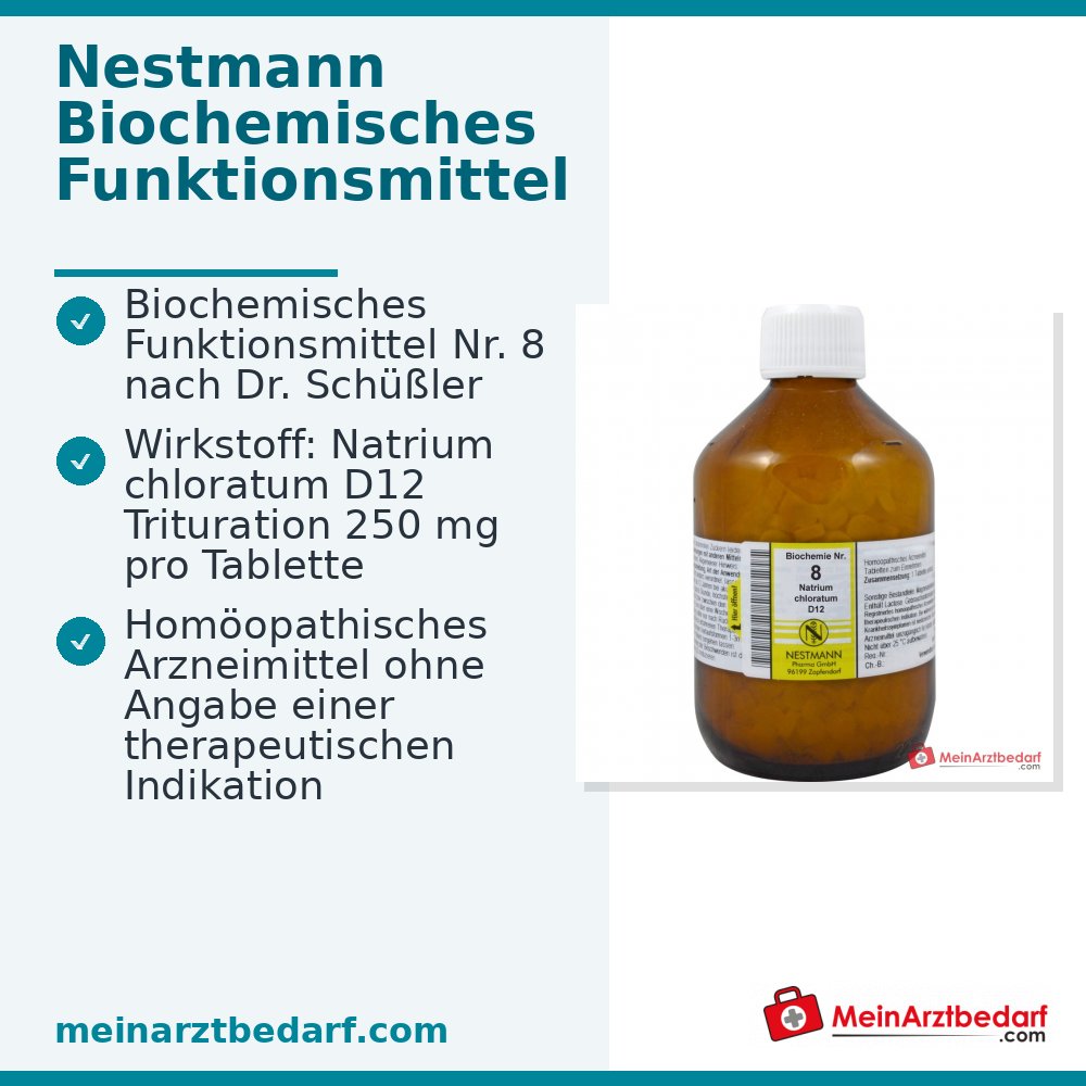 Biochemia 8 Natrium chloratum D12 250 mg tabletki
