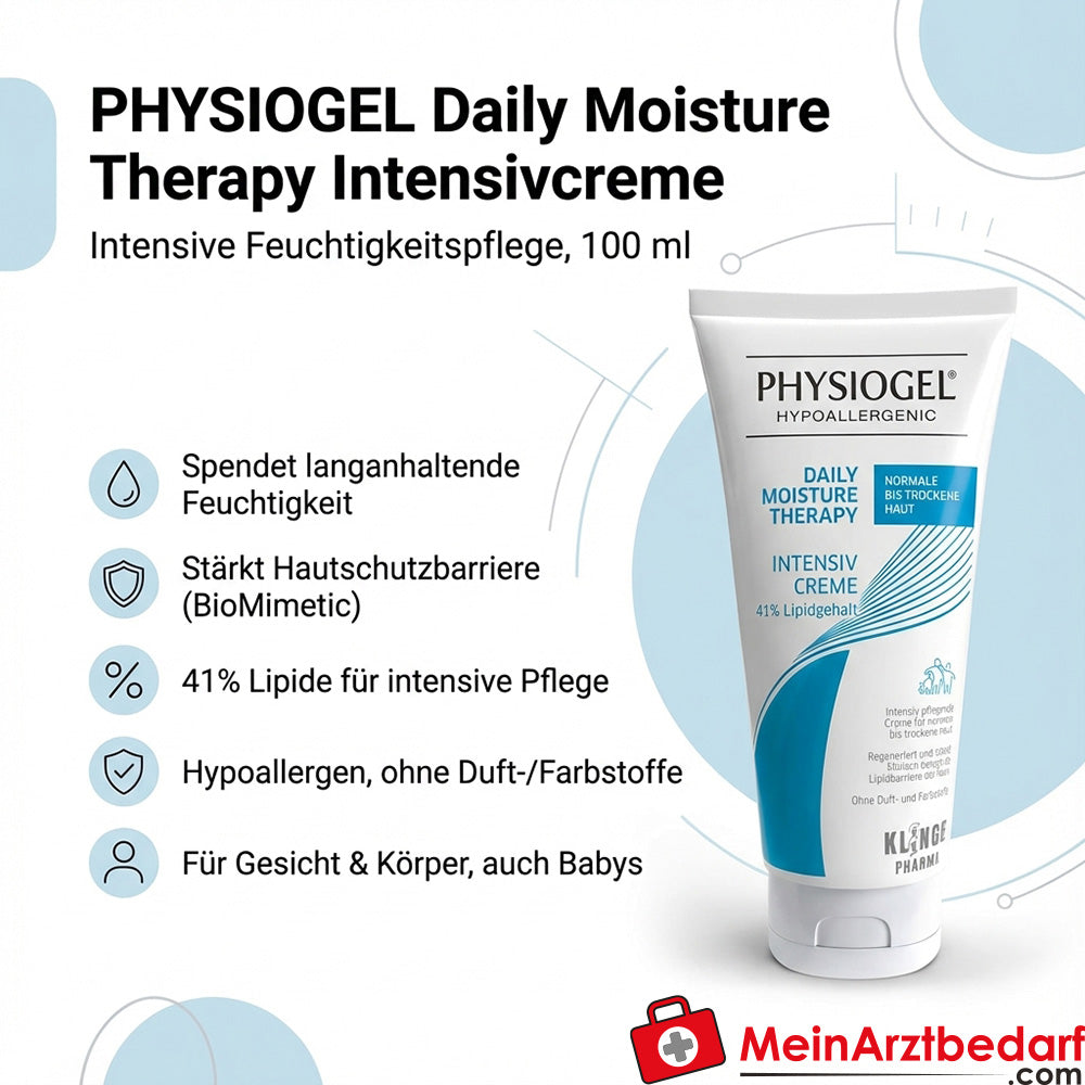 PHYSIOGEL Daily Moisture Therapy Creme 100ml – Intensive Skin