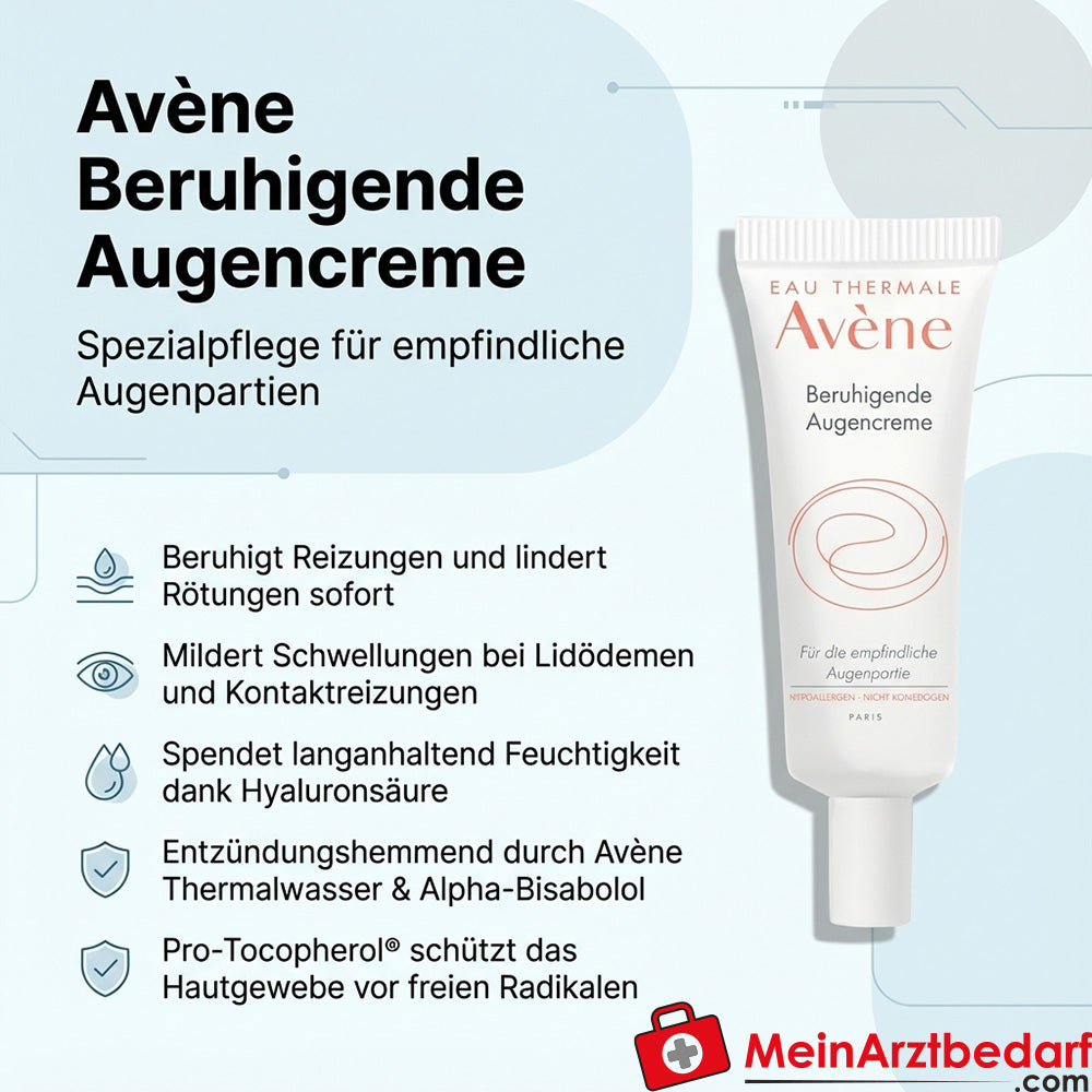 Avène Beruhigende Augencreme mit Hyaluronsäure 10 ml