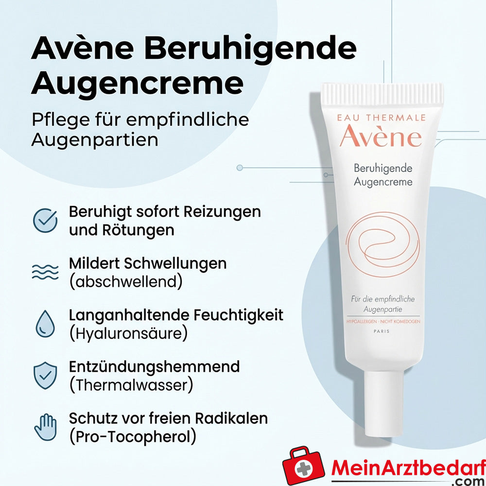 Avène Beruhigende Augencreme mit Hyaluronsäure 10 ml