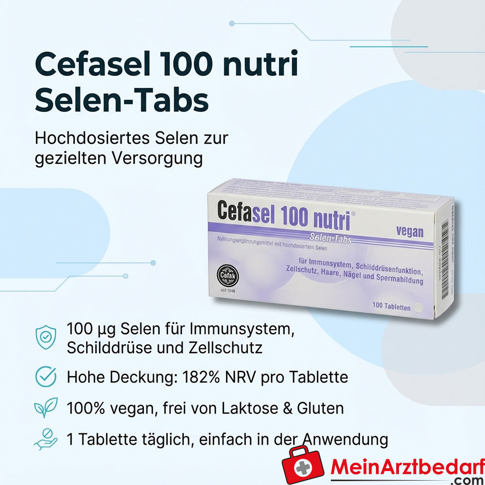 Cefasel 100 nutri Selen 100 µg Tabletten 100 Stück