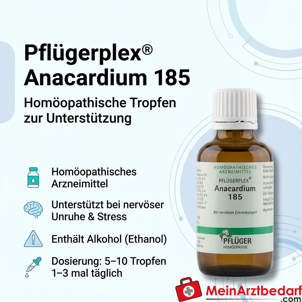 Pflügerplex Anacardium 185 homöopathische Tropfen