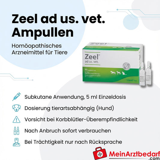 Zeel ad us. vet. homöopathisches Arzneimittel Ampullen 50 x 5 ml subkutan