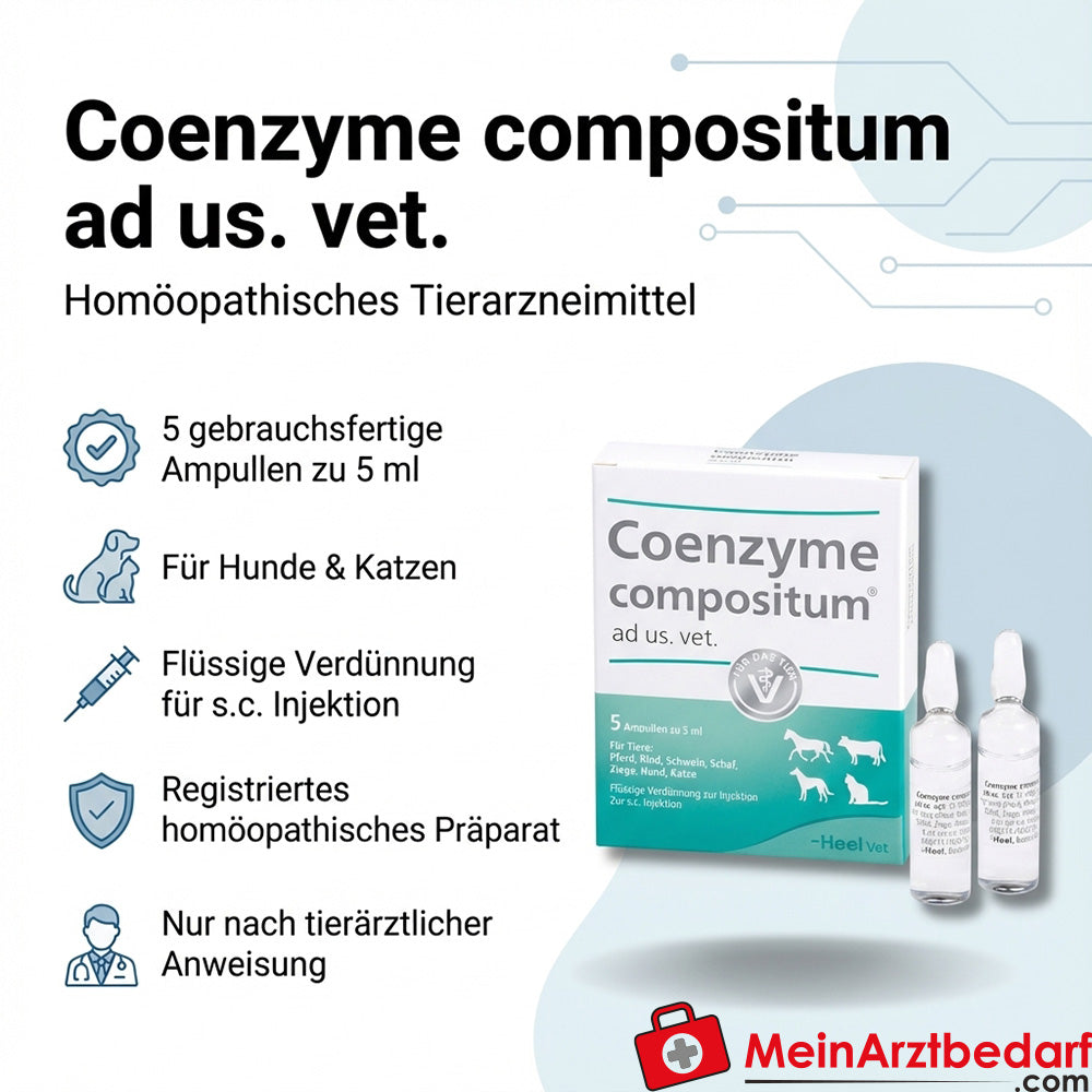 Coenzyme comp ad us vet 5 x 5 ml