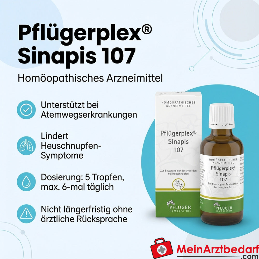 Pflügerplex Sinapis 107 homöopathisches Arzneimittel Tropfen