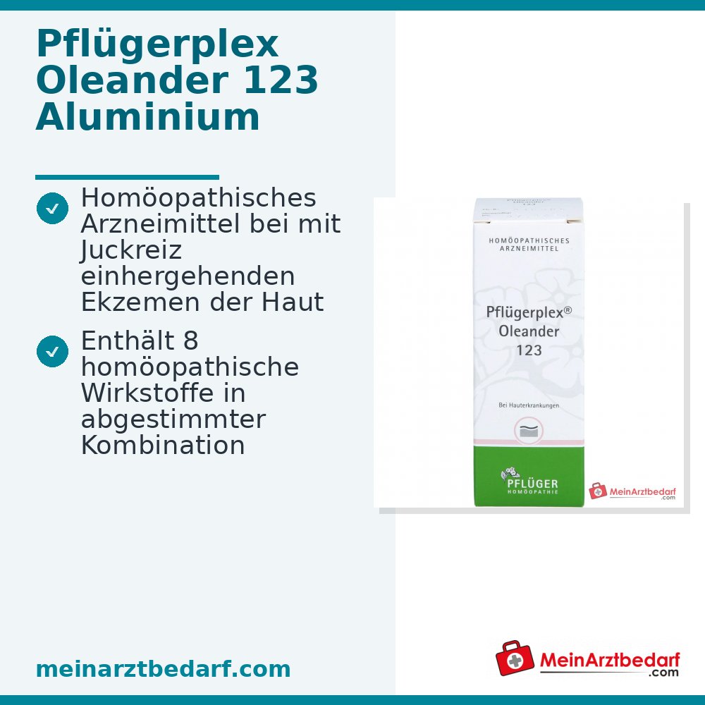 Pflügerplex Oleander 123 gouttes médicament homéopathique Aluminium oxydatum/Sulfur 20 ml
