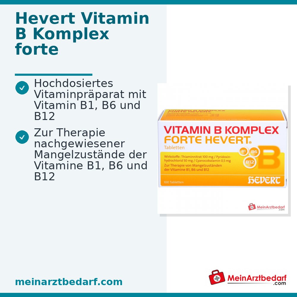 Forte Hevert Witamina B Kompleks, 100 sztuk