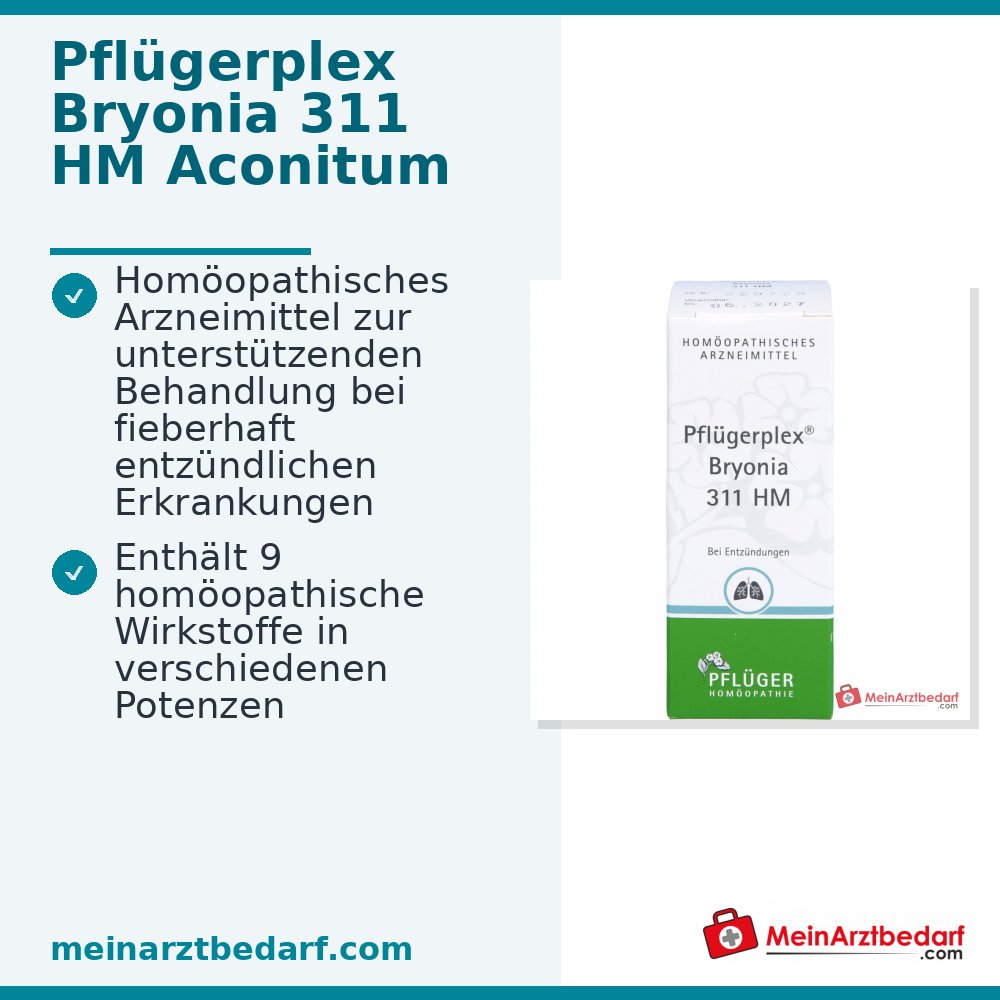 Pflügerplex Bryonia 311 HM homeopatyczny produkt leczniczy tabletki