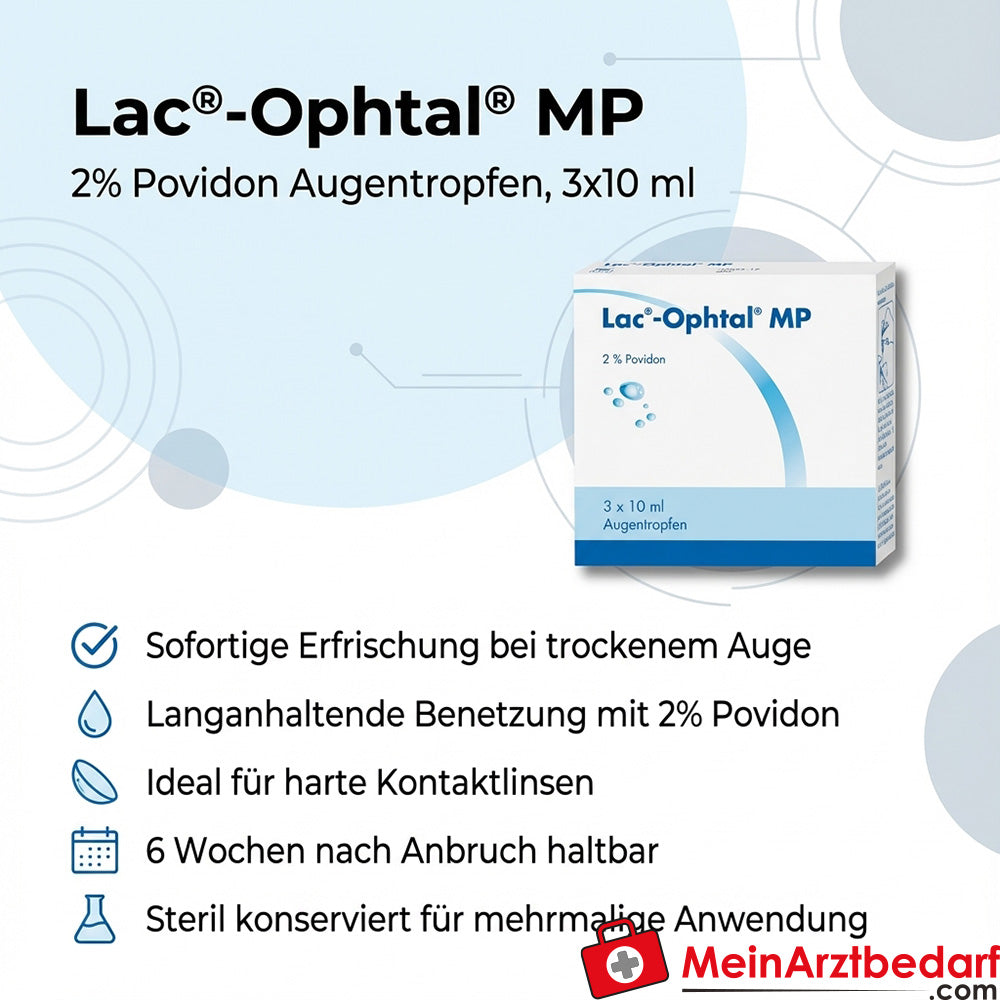 Lac-Ophtal MP 2% Povidon Augentropfen 30 ml