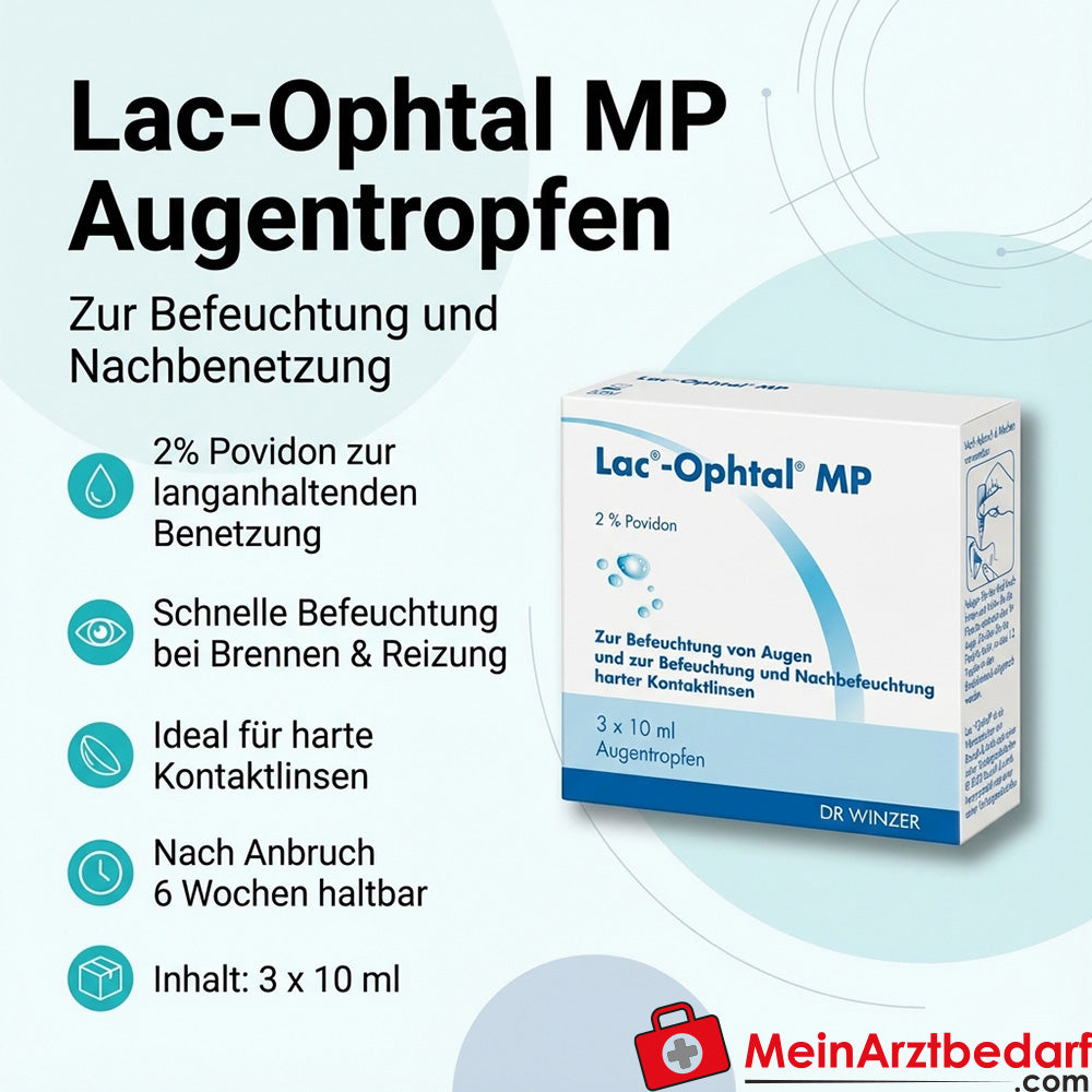 Lac-Ophtal MP 2% Povidon Augentropfen 30 ml
