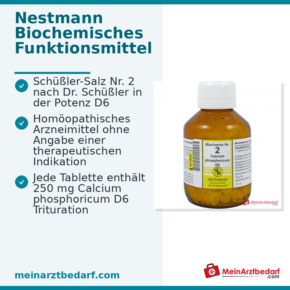 Biochemia 2 Calcium phosphoricum D6 250 mg tabletki 100 sztuk