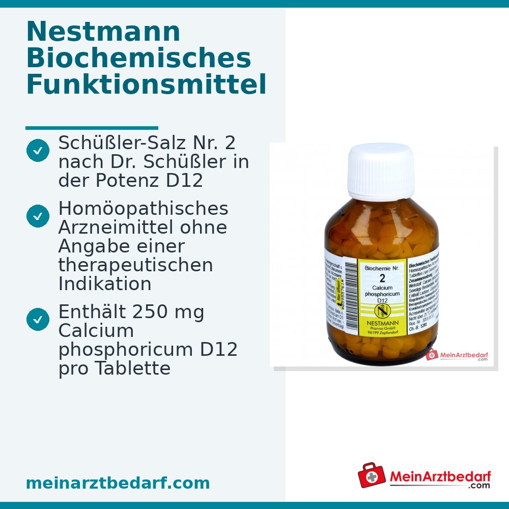 Biochimie 2 Calcium phosphoricum D12 250 mg Comprimés 100 pièces