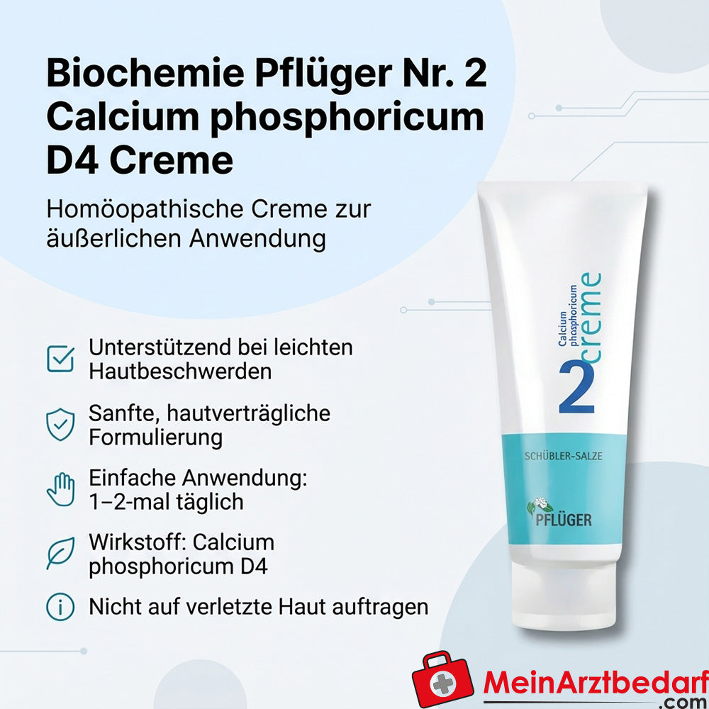 Biochemie Pflüger nr. 2 Calcium phosphoricum D4 Crème